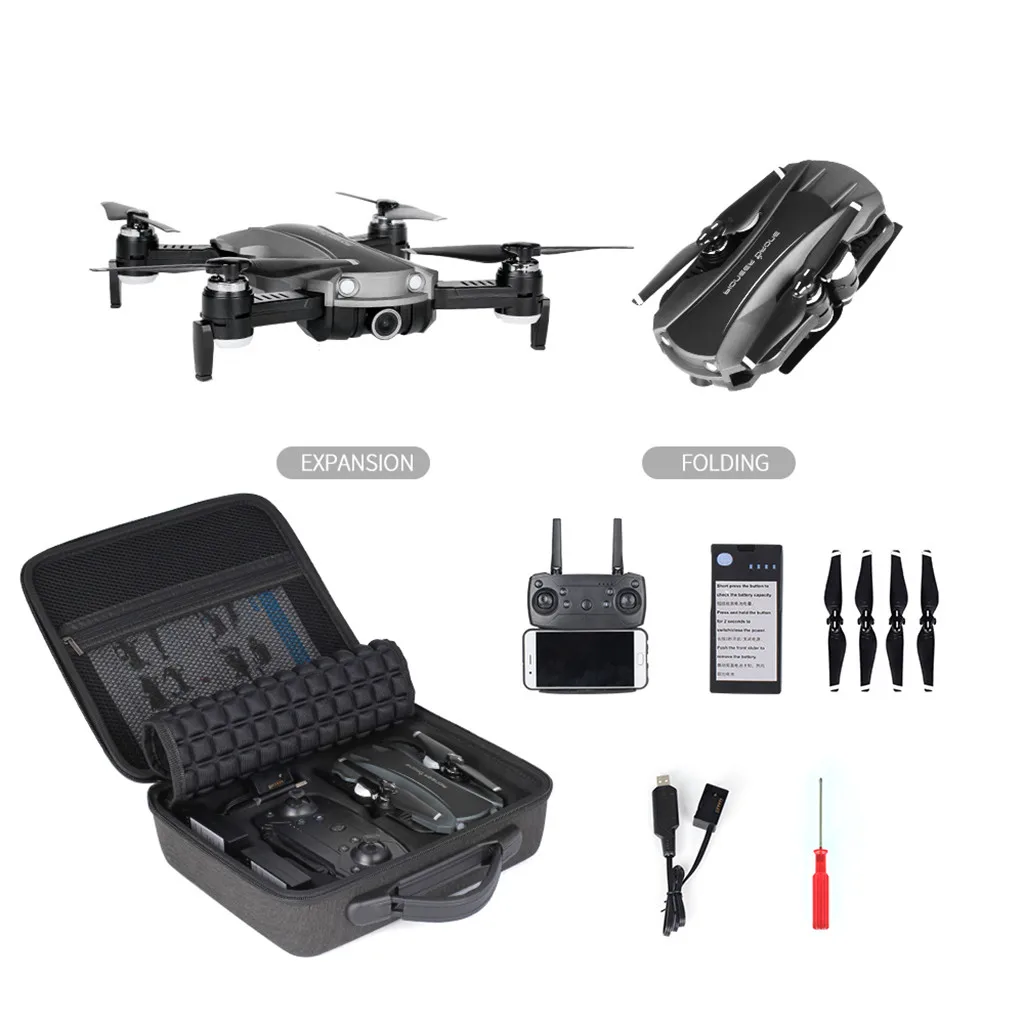 

D803 WIFI FPV Electrically 80C Adjustable 1080P Camera Foldable Optical Flow Positioning Hover RC Drone Quadcopter RTF T531