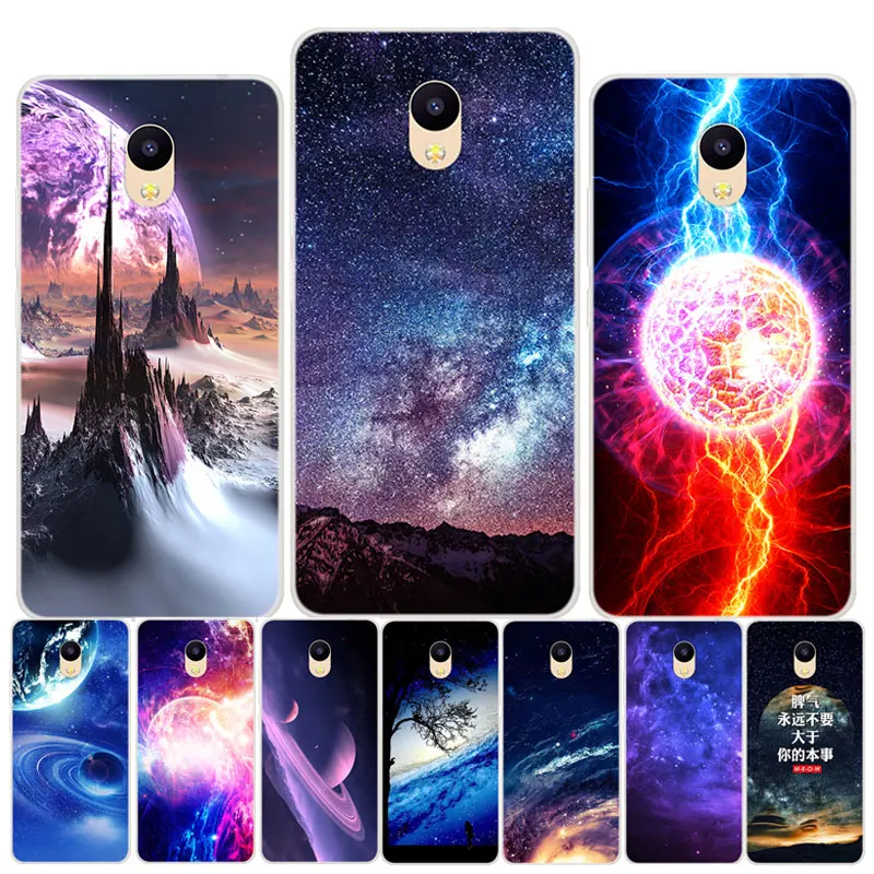 

Silicone Case on For Meizu M5C Case 5.0" Planet Print Soft TPU Back Cover Bumper Phone Cases For Meizu M5C M710H M 5C Capa Funda