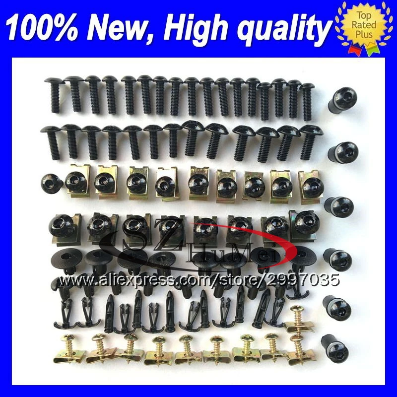 

Fairing bolt full bolts kit For HONDA VFR800 Interceptor 98 00 01 VFR 800 VFR800RR 1998 1999 2001 Windscreen screw screws Nuts
