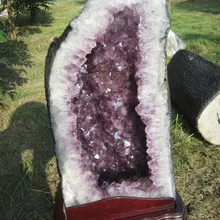 Ddh001166 Титана Аметист Geode Кварцевый Бразилия