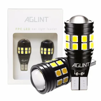 

AGLINT 2PCS T15 Canbus T16 W16W LED Bulb No Error Code 2835 SMD 22LEDs 921 For Car Backup Lamp Reverse Lights White 6000k 12-24V