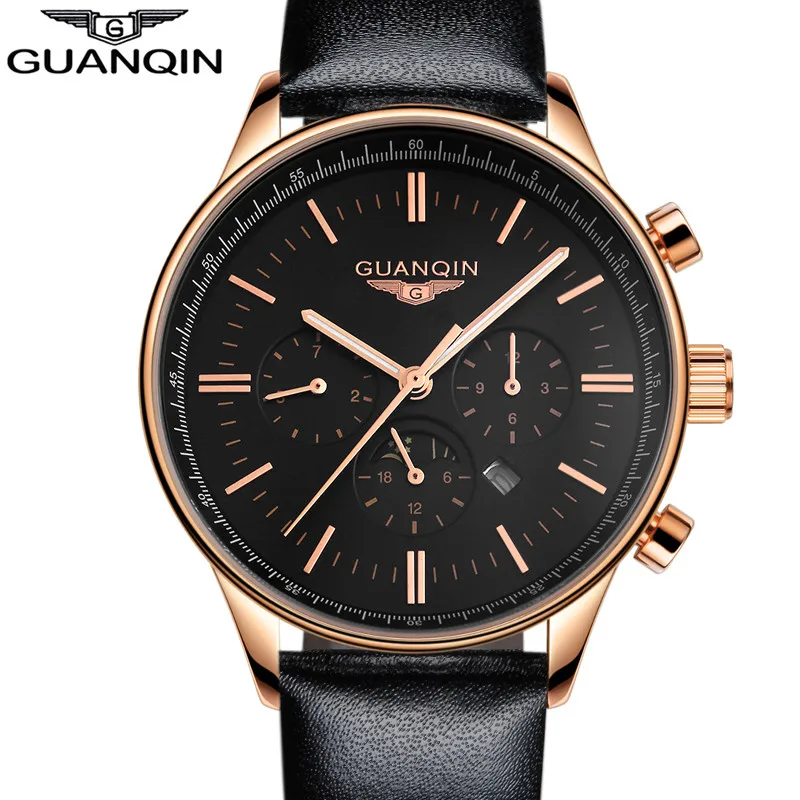 Watches Men Luxury Top Brand GUANQIN New Fashion Men's Big Dial Designer Quartz Watch Male Wristwatch relogio masculino relojes watches men luxury top brand luxury new fashion men s big dial designer quartz watch male wristwatch relogio masculino relojes