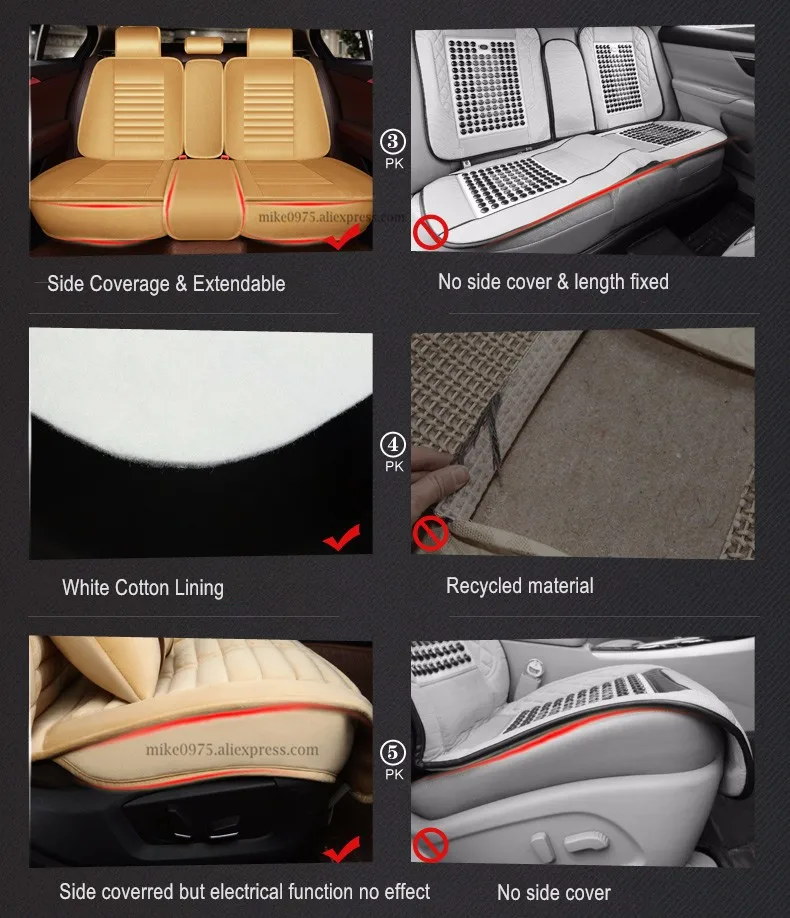 warm winter down cotton seat covers d33