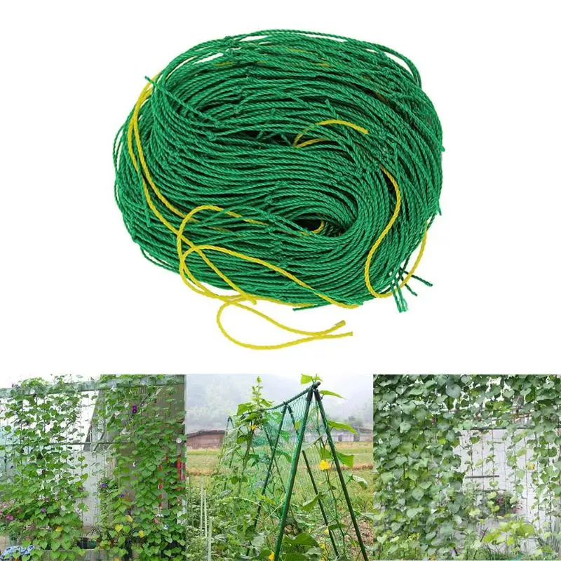 

Garden Durable Nylon Trellis Net Support for Climbing Vine Plants Garden Netting Plants Support Trellis Net 1.8x0.9m Garden Tool