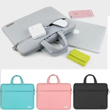 Waterproof Laptop Bag for Macbook Air 13 Pro 13 Retina Notebook Bag Women Men Solid 11 13.3 15.4 inch Case for Mac Air 13 Cover