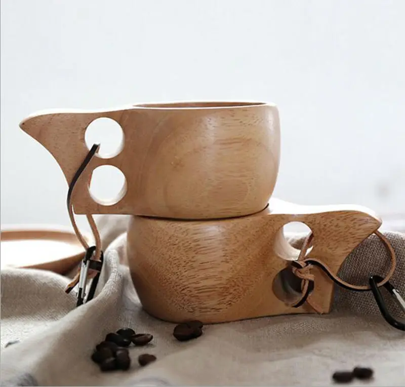 wooden coffee mugs