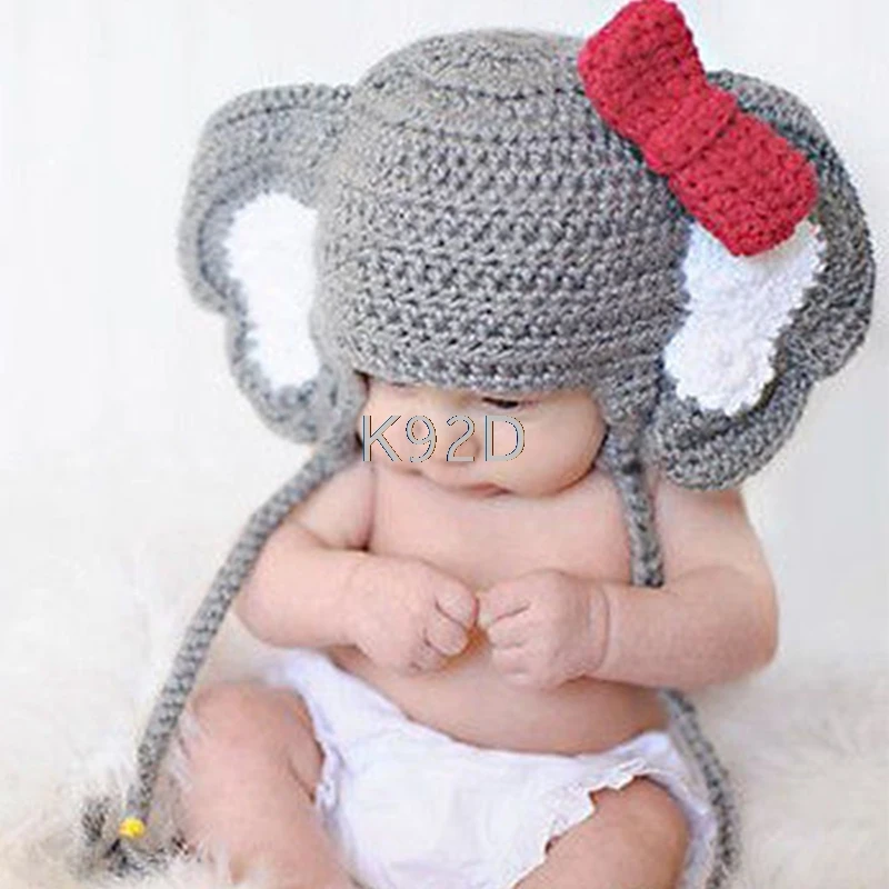 

Newborn Baby Cute Crochet Knit Costume Prop Outfits Photo Photography Baby Hat Photo Props N07