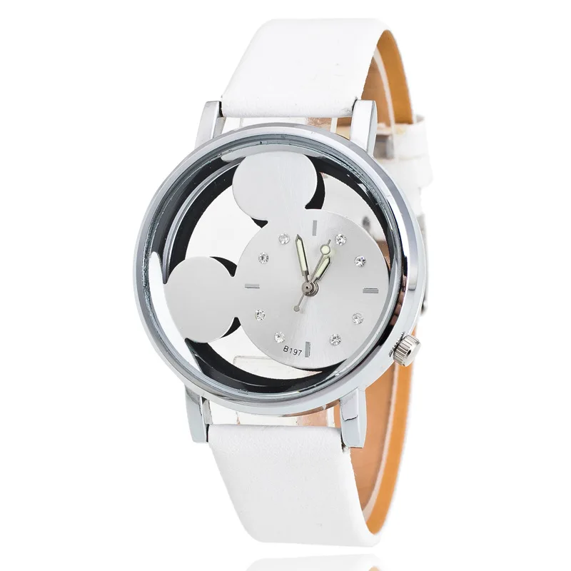 

HOT New Leather Fashion Brand Bracelet Watches Chilren boy girl Casual Quartz Watch Crystal Wrist Watch Wristwatch Clock Hour