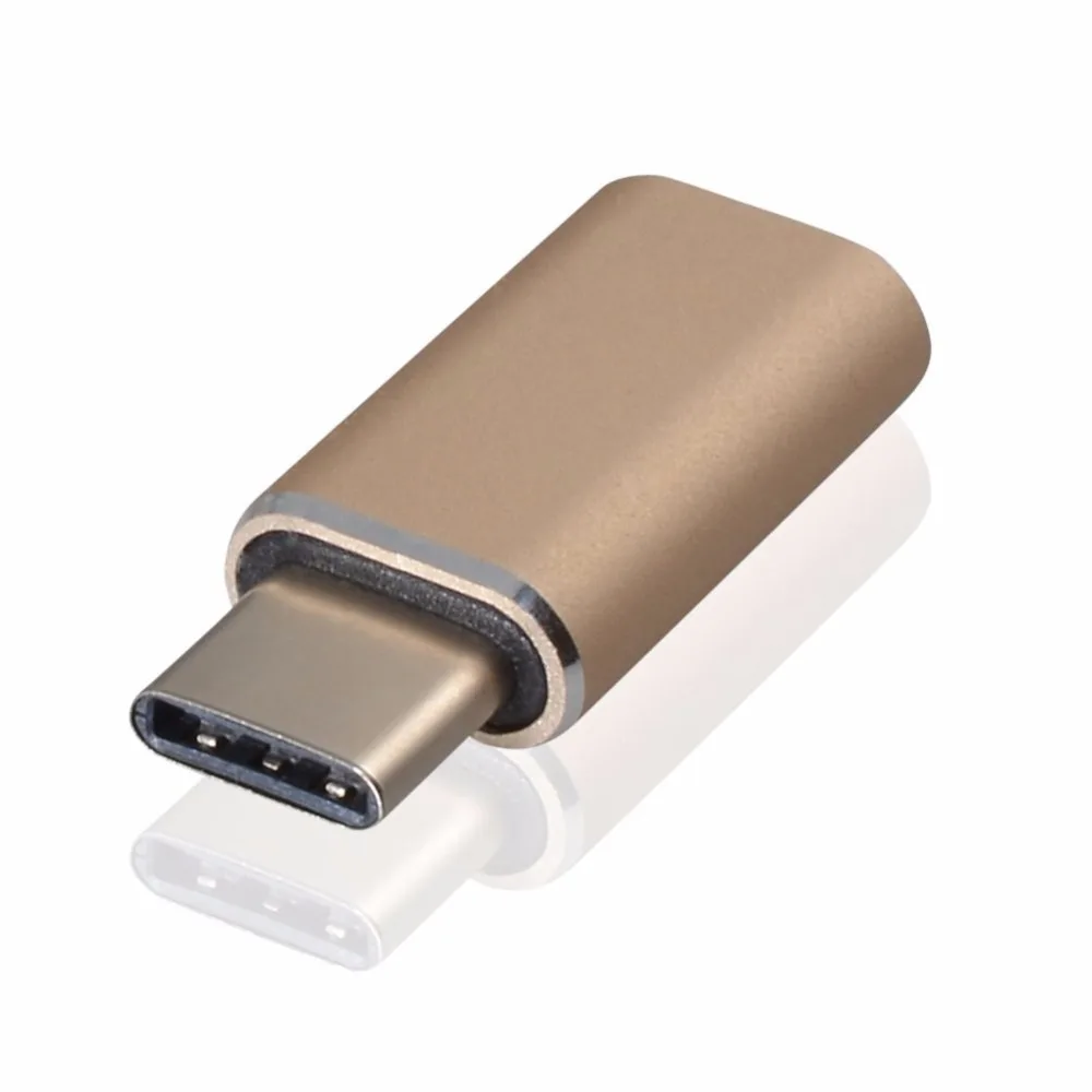 Buy Aluminum USB Type C Adapter USB C Male to Micro