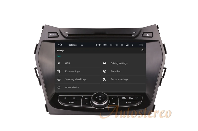 Best New Android7.1 Car CD DVD Player AutoStereo Unit GPS Navigation For Hyundai IX45 Santa Fe 2012+ Multimedia Stereo Auto Headunit 11