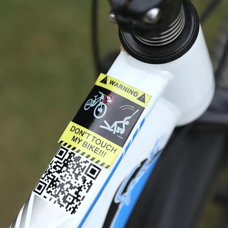 Не трогайте мой велосипед декоративный Предупреждение ющий стикер водонепроницаемый наклейка