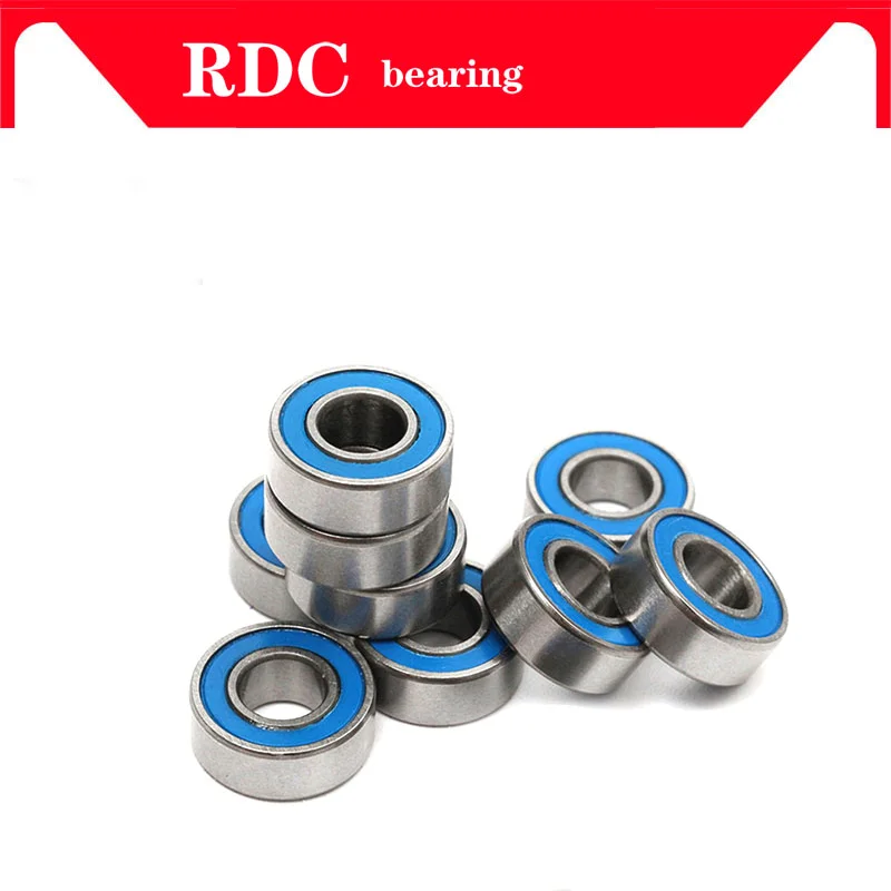 10 шт. ABEC 5 MR84 2RS RS MR84RS 4x8x3 мм синий резиновый герметичный миниатюрный