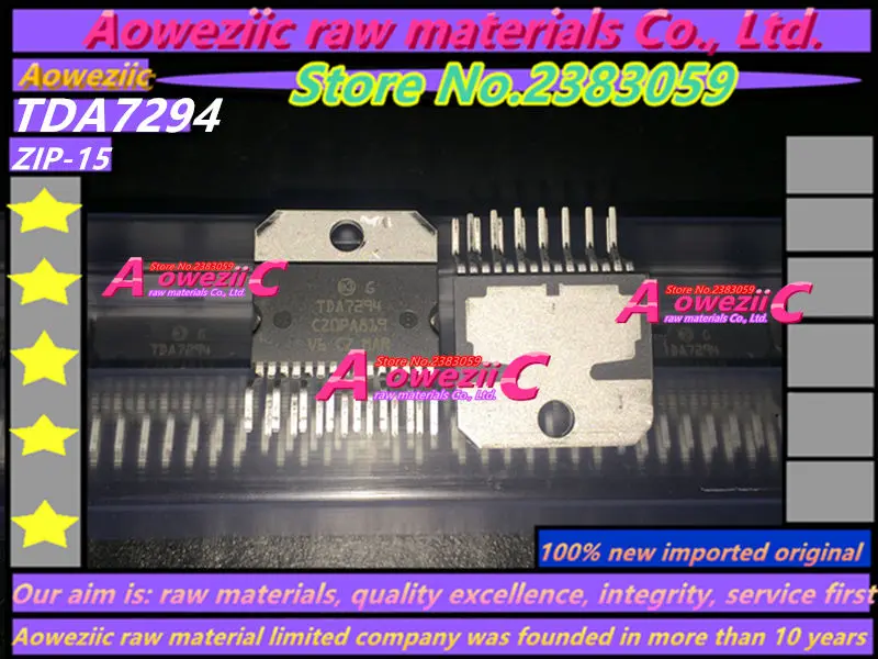 Aoweziic+ импортный TDA7293V TDA7293 TDA7294V TDA7294 TDA7297 TDA7297SA ZIP-15 аудио усилитель