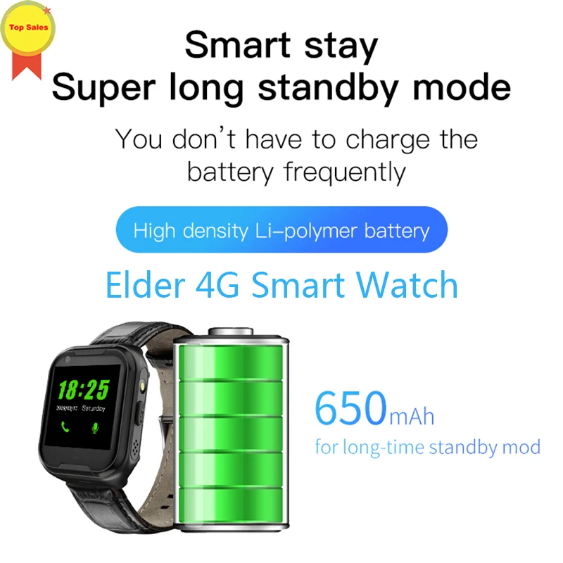smart 4G elder watch GPS accurate position phone call heart rate blood pressure monitor video chat 700mAh smart wristwatches men
