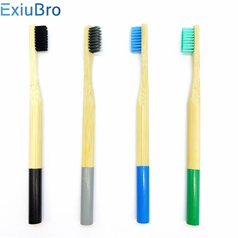 Zero waste gift  bamboo handle toothbrush Soft BPA Free Bristles toothbrush  Biodegradable bamboo toothbrush (5)