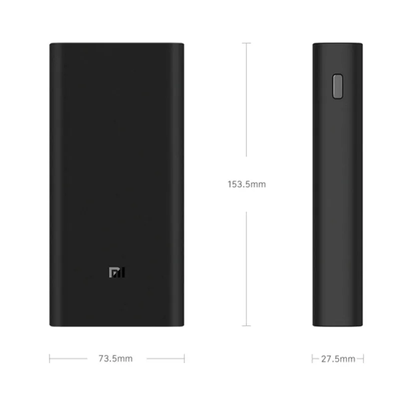 2019 Новый Xiaomi mi Power Bank 20000 мАч 3 USB C 45 Вт три порта выходной сигнал PD быстрое зарядное