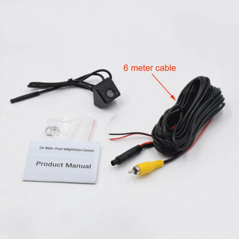 

CCD imaging sensor Waterproof Car Parking Rear View Camera Reverse Backup Infrared LED Night Vision
