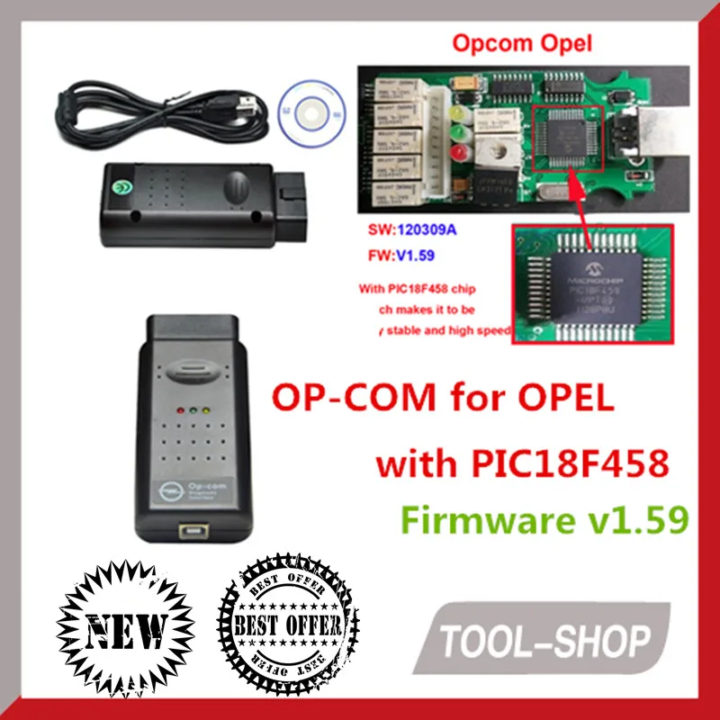 Prix pour V1.60 Version V1.59 120309A meilleur OBD2 OP COM avec PIC18F458 puce De Diagnostic Interface OPCOM Scanner OP-COM outil Travail POUR Opel Prix pour V1.60 Version V1.59 120309A meilleur OBD2 OP COM avec PIC18F458 puce De Diagnostic Interface OPCOM Scanner OP-COM outil Travail POUR Opel