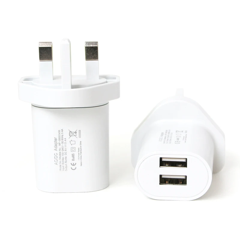 Переходник с двумя usb портами 5 В 2 4 А|Адаптеры для розеток| |