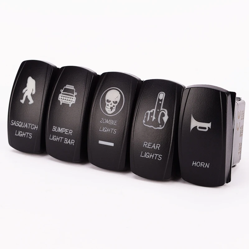 Car Trunk Bumper Taillight Switch Truck Bumper Headlight Switches Fog