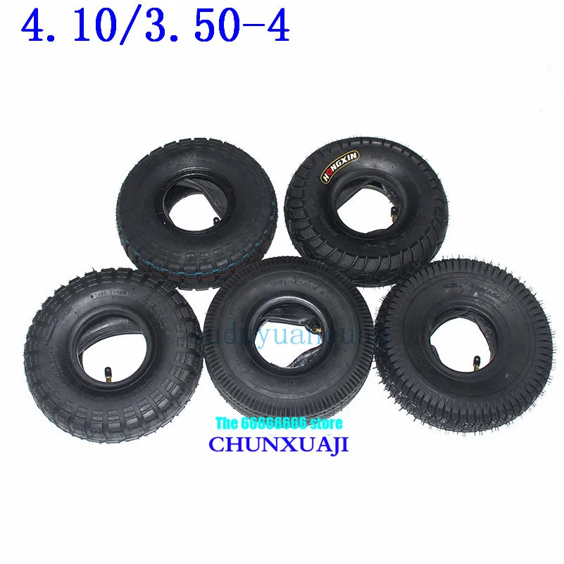 Tyre size 4.10/3.50-4 410-4 350-4 for ATV Quad Go Kart 47cc 49cc Electric Scooter 410/350-4 4.10-4 3.50-4 Wheelbarrow tires