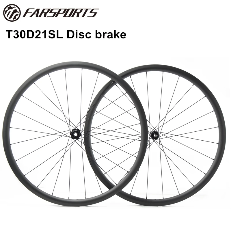 人気 Farsports ディスクブレーキホイールセット 30 ミリメートルディープ 28 ミリメートルワイド 12 ミリメートルスルーアクスルセンターロックディスクハブ 700c 新到着ホイールセット Bicycle Wheel Aliexpress