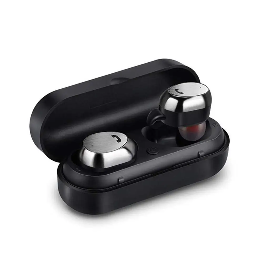 

M9 Bluetooth Earphone Wireless Earbuds Sport Headset Stereo Mini Twins Metal Charge Case For phone Xiomi Smartphone With Micro