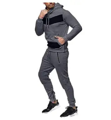 2018 New Winter Casual Fashion Men Clothing Suit Hip-Hop Warm Cap Hoodies Plus Size Slim Sweatshirt Long Sleeve Outerwear Cloth
