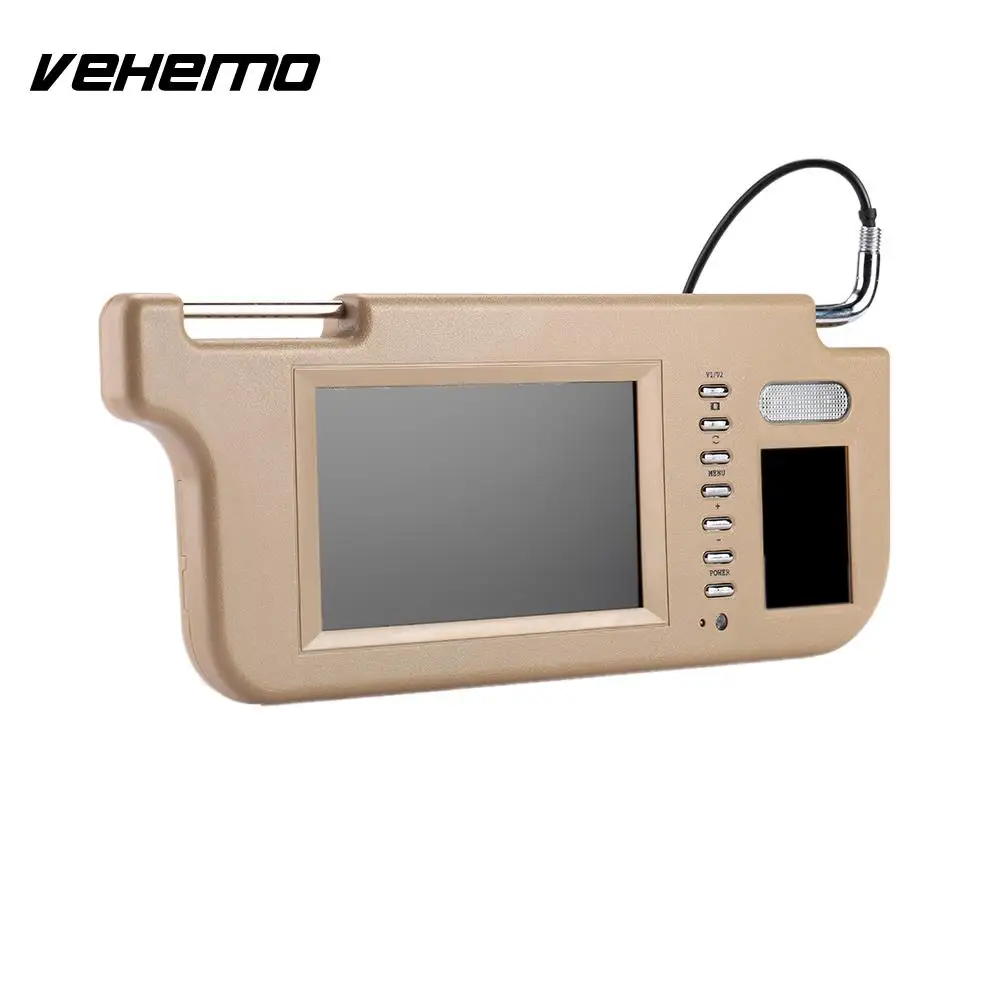 

Touch Universal Sunvisor View Monitor Replacement Sun Visor DVD/VCD/GPS/TV Screen Car DVD Monitor Durable PAL/NTSC