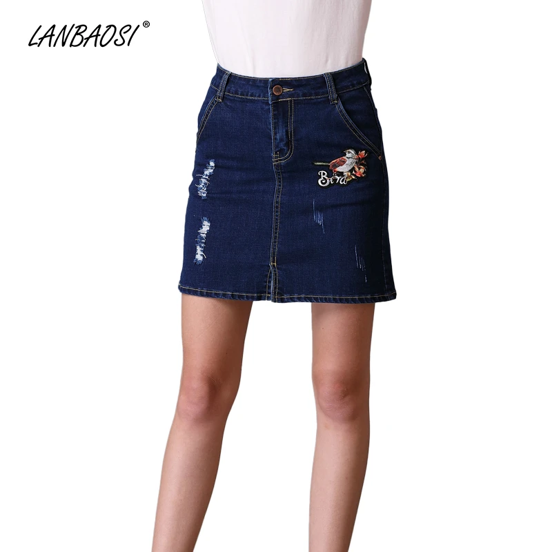 cowgirl jean skirt
