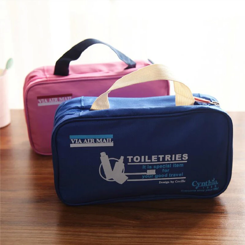 High quality hangable waterproof wash bag multifunctional Oxford cloth