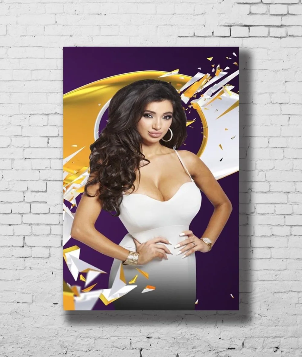 Big Boobs Girl Print Poster or Canvas