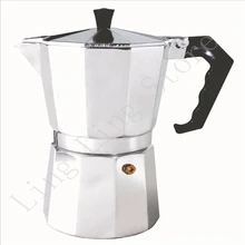 Плита с Moka эспрессо Перколятор для кофеварки плита Кофе чайник 50 мл/150 мл/300 мл/450 мл/600 мл