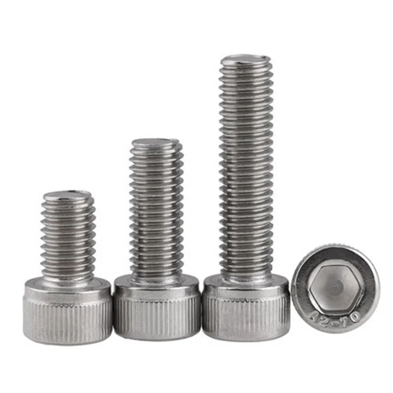 

10pcs M3 stainless steel hexagon socket head cap screws cylindrical side cup heads socket sides hatscrews 22mm-40mm length