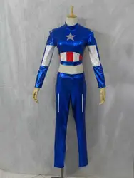 Мстители Капитан Америка Coaplsy женский костюм изготовление под заказ