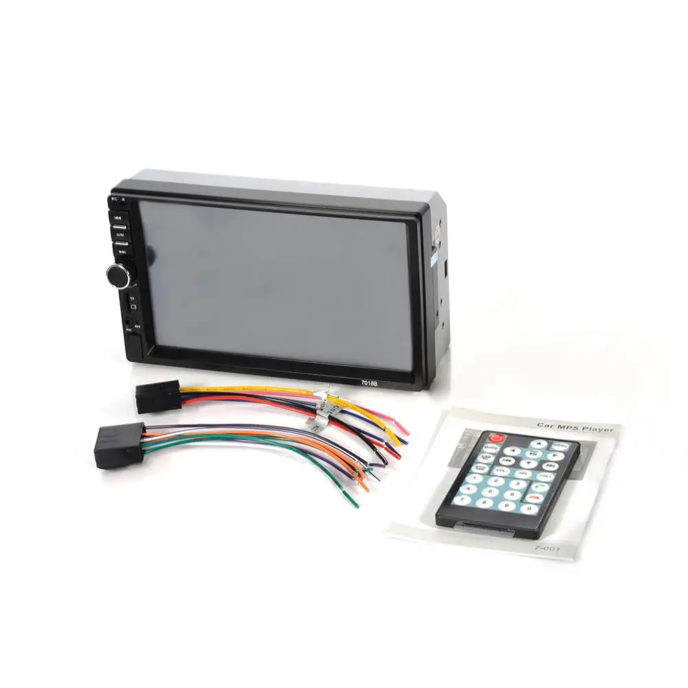 

7 Inch HD Car MP5 Player Bluetooth Hands Free Calls MP3 MP4 FM Radio Video Player With LED Rear View Camera