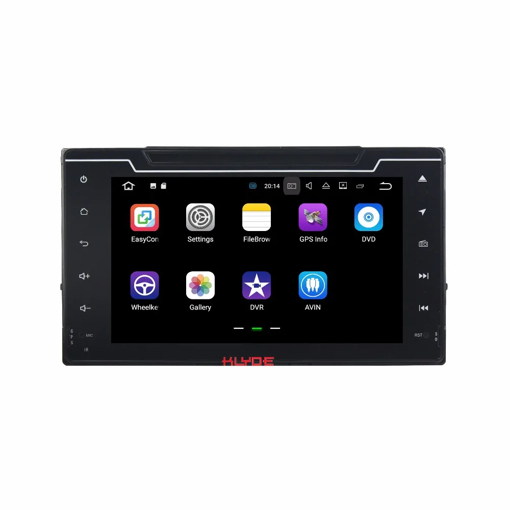 KLYDE 2 Din 8 Android 7 1 font b Car b font Multimedia Player For Toyota