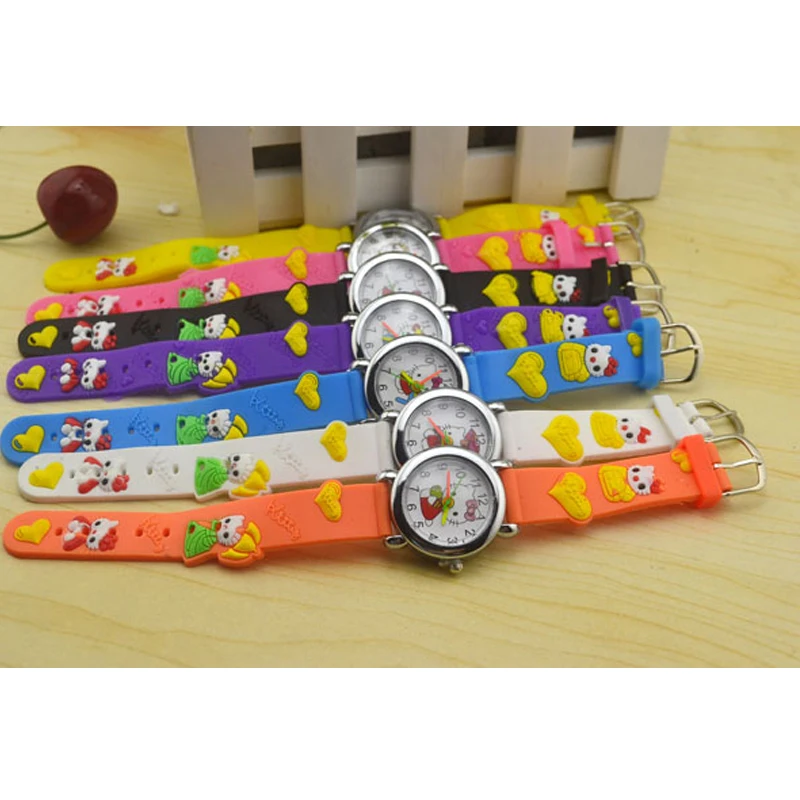 Hello Kitty смотреть мультфильм кварцевые часы детские наручные для малыш ребенок