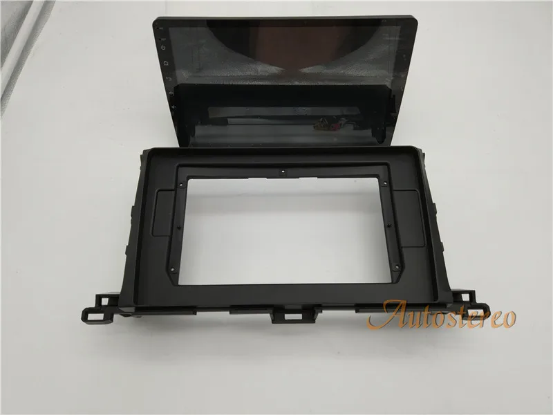 Cheap DSP Car DVD player Android 9 Car GPS navigation for Toyota Highlander 2015 2016 2017 auto stereo radio mirror link video player 20