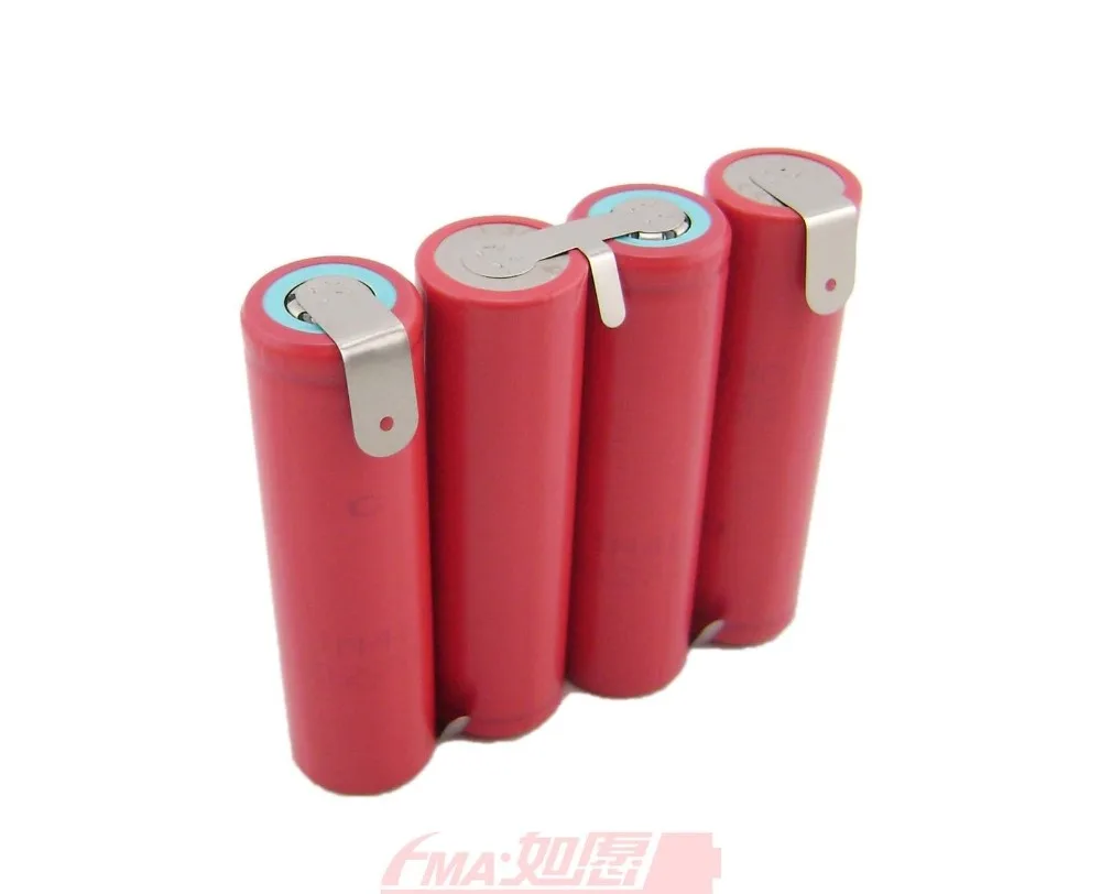 

18650 4S1P Li-ion Battery pack Output 14.8V 2.6Ah W/tabs For Notebook