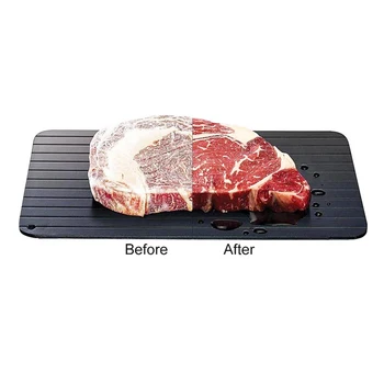 

Fast Defrosting Tray Board Thaw Frozen Food Meat Fruit Quick Defrosting Plate Board Defrost Kitchen Gadget Tools Drop Shipping