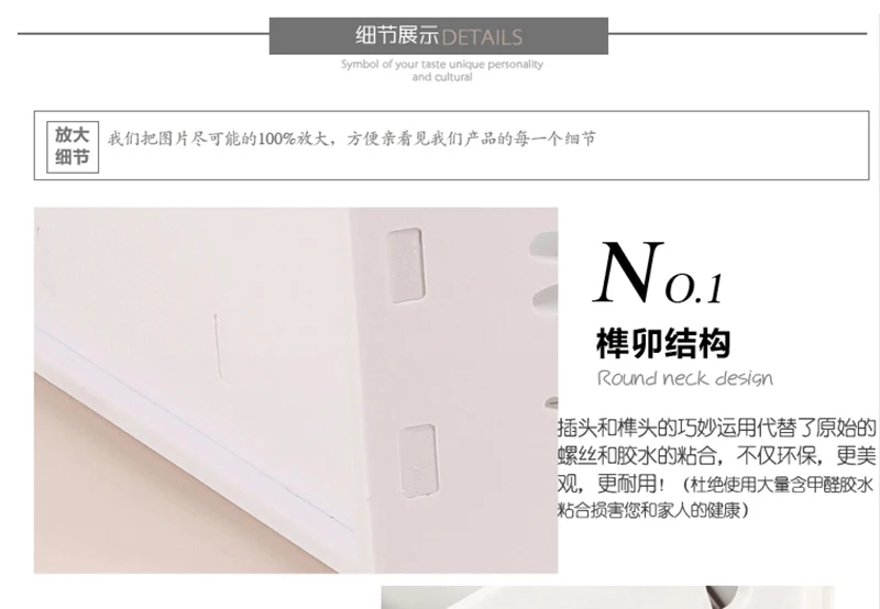 Creative DIY skin care and cosmetics storage boxes Wooden drawer type office desktop finishing boxes storage boxes