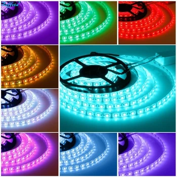 

5M 16ft 5050 SMD Non-Waterproof 300 LEDs Flexible Light LED Sticky Strip DC12V