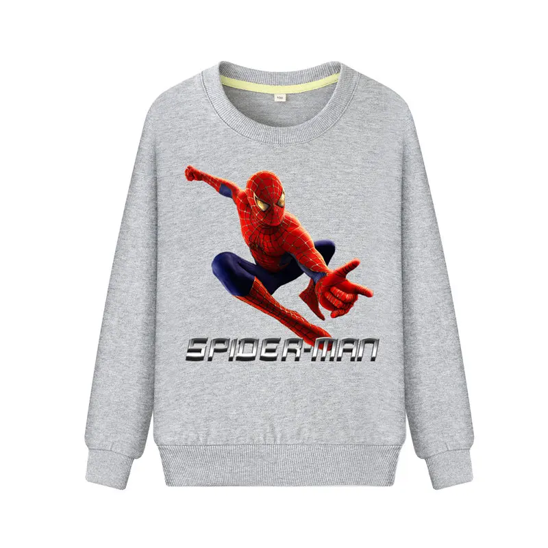 Kids 3D Cartoon Spiderman Print Hoodies Hoodie Clothes Boy Girls Long Sleeve Sports Sweatshrits Children Autumn Clothing WK129 (3)