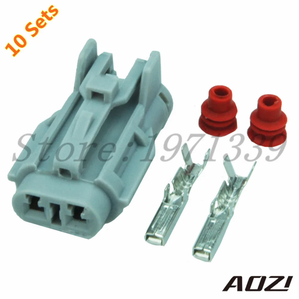 10 Sets Ket Daytime Running Lamp Connector/ 2 pins Waterproof Female