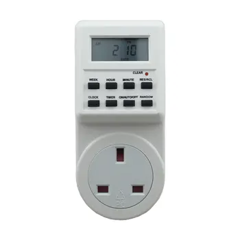 

Top EU/US/UK/AU 230V Plug Switch Socket Plug-in Programmable Timer Switch Socket with Clock Summer Time Random Function