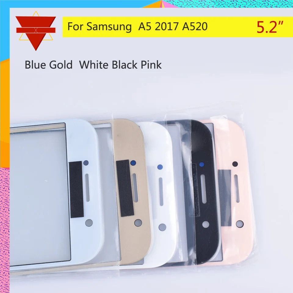 10 шт./лот для Samsung Galaxy A5 2017 A520 A520F SM-A520F SM-A520F/DS сенсорный экран Передний со