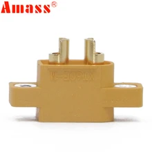 AMASS XT60E-M XT60 Male Plug Connector For Racing Models/Multicopter Fixed Board/ DIY Spare Part Car Drone Toys