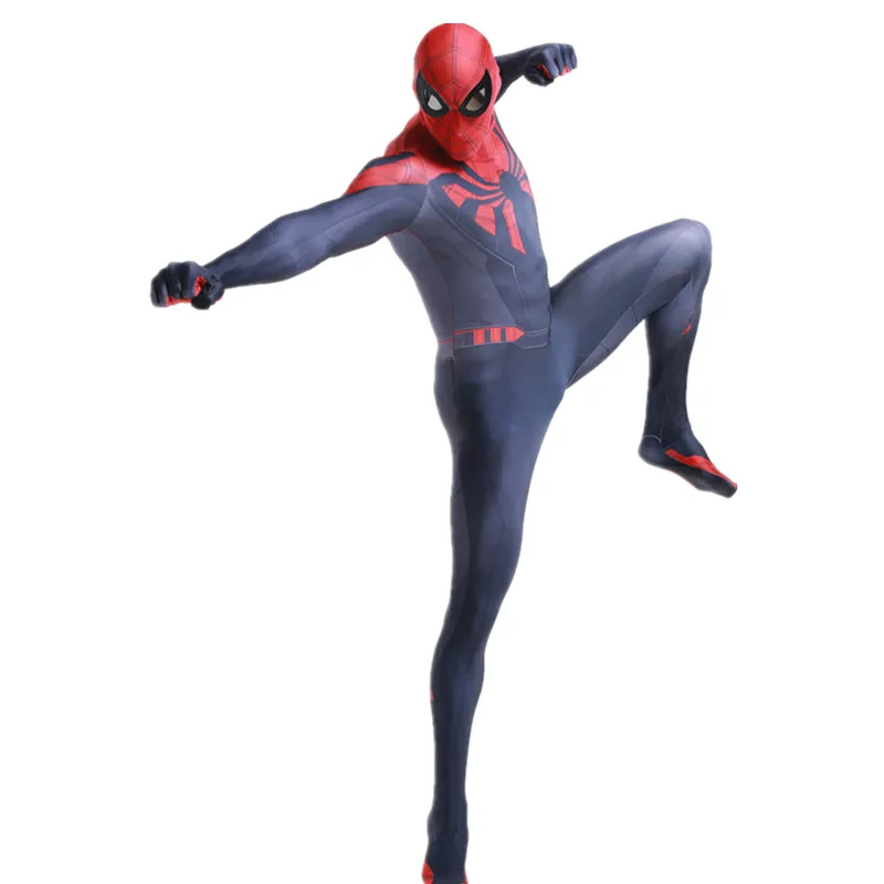 Костюм паука из фильма, карнавальный костюм Человека-паука, Супергерой, боди, костюм, комбинезон на Хэллоуин, вечерние костюмы для мальчиков