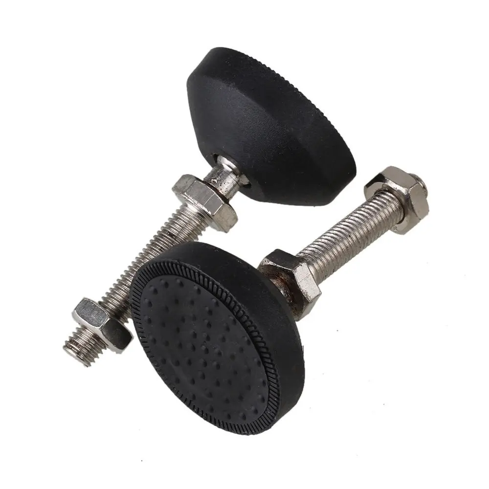Black-50mm-Dia-Nylon-Base-M10-x-48mm-Threaded-Universal-Joint-Adjustable-Levelling-Feet-Furniture-Glide